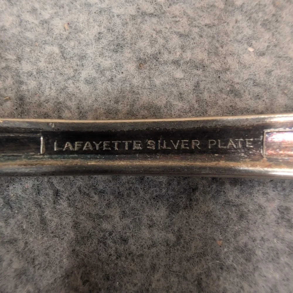 Lafayette Silver Plate 15pc Flatware Set Art Deco Forks Spoons Vintage Cutlery‎